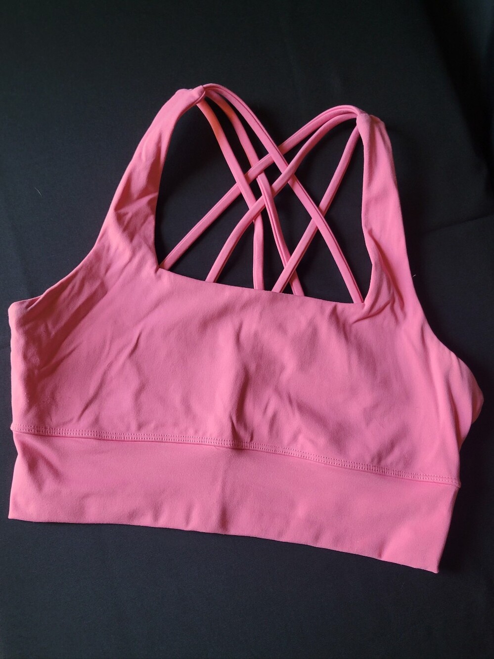 Vital Apparel Strappy Back Sports Bra, Size M